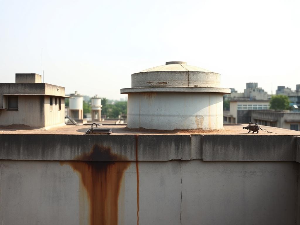 Water-tank leakage
