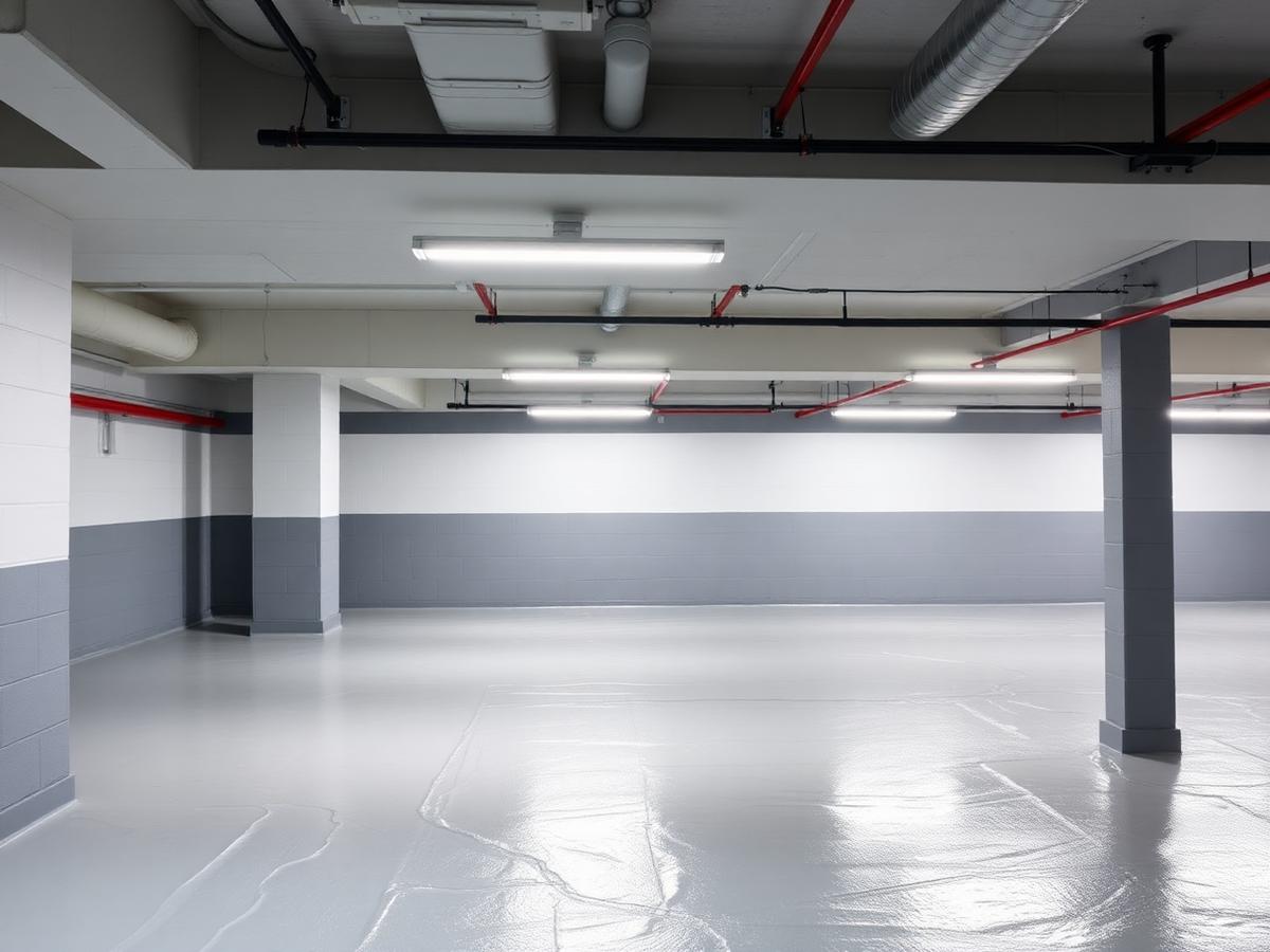 Commercial basement, 3 levels